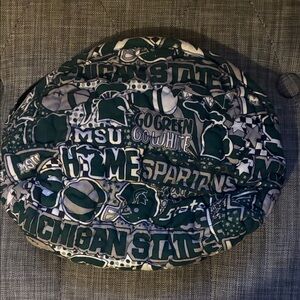 Michigan State Spartans makeup bag - Green & White